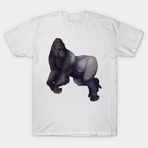 Cozy Mountain Gorilla T-Shirt by Phoenix Baldwin